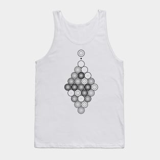 Visualisation of Pi to 25 decimal places Tank Top